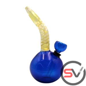 GLASS BULB OIL BURNER DARK BLUE 6inch